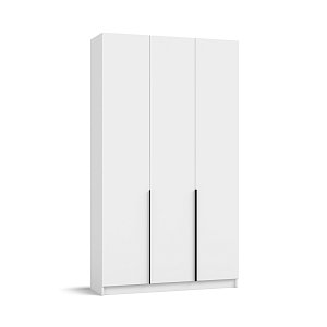 Босс Стандарт 120*220 шкаф распашной 3Д + ящики Белый