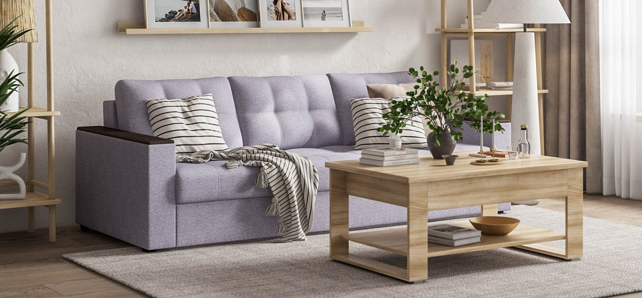 Диван Атланта НПБ 120 Мальмо платина