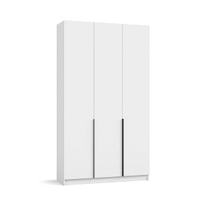 Рим 120 шкаф распашной 3Д Белый