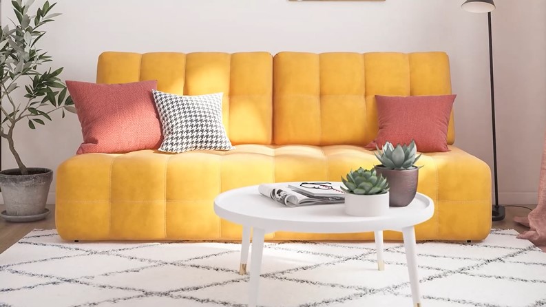 Диван BOSS 2.0 MINI рогожка Malmo серый