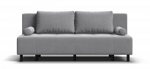 Бостон Мини диван Велюр Монолит сталь