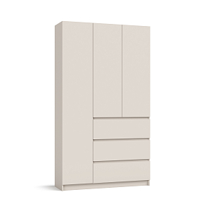 Идея 120 шкаф распашной 3Д+ящики Кашемир