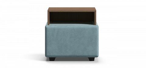 Тумба BOSS велюр MONOLIT Aqua NEW, Орех Селект