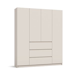 Идея 180 шкаф распашной 4Д+ящики Кашемир