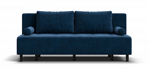 Бостон Мини диван Велюр Монолит синий