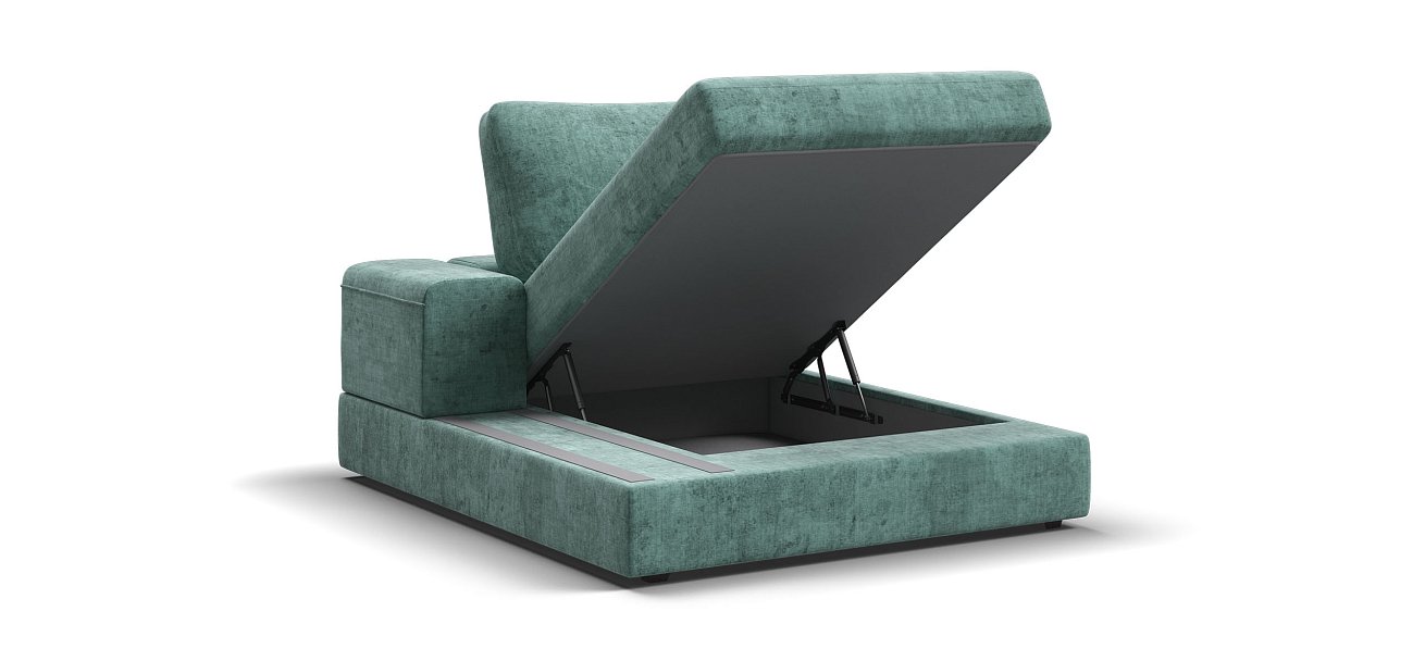 BOSS MODOOL SE оттоманка  левая шенилл Gloss минт