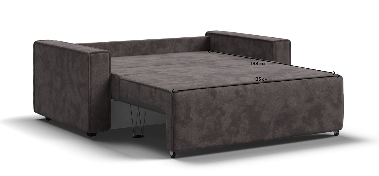 Диван NORD Compact велюр Alkantara серый