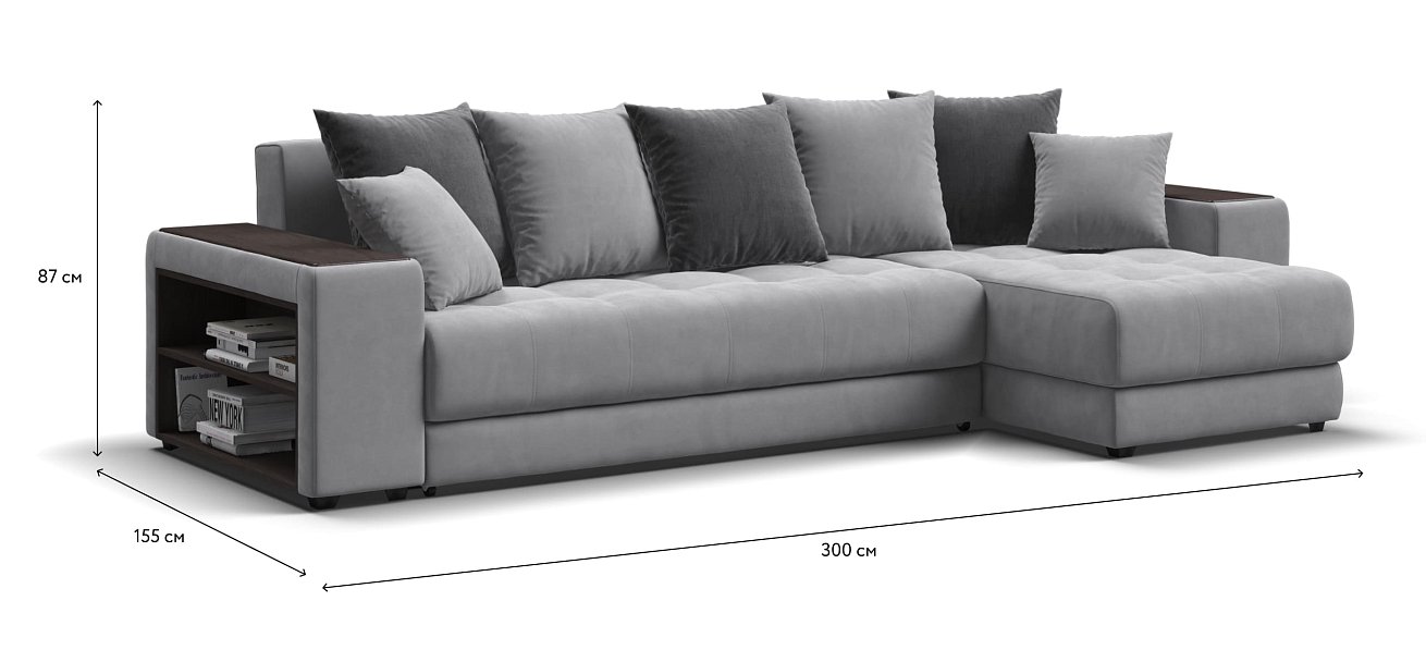 Дубай У 3.0 Monolit сталь, Monolit серый