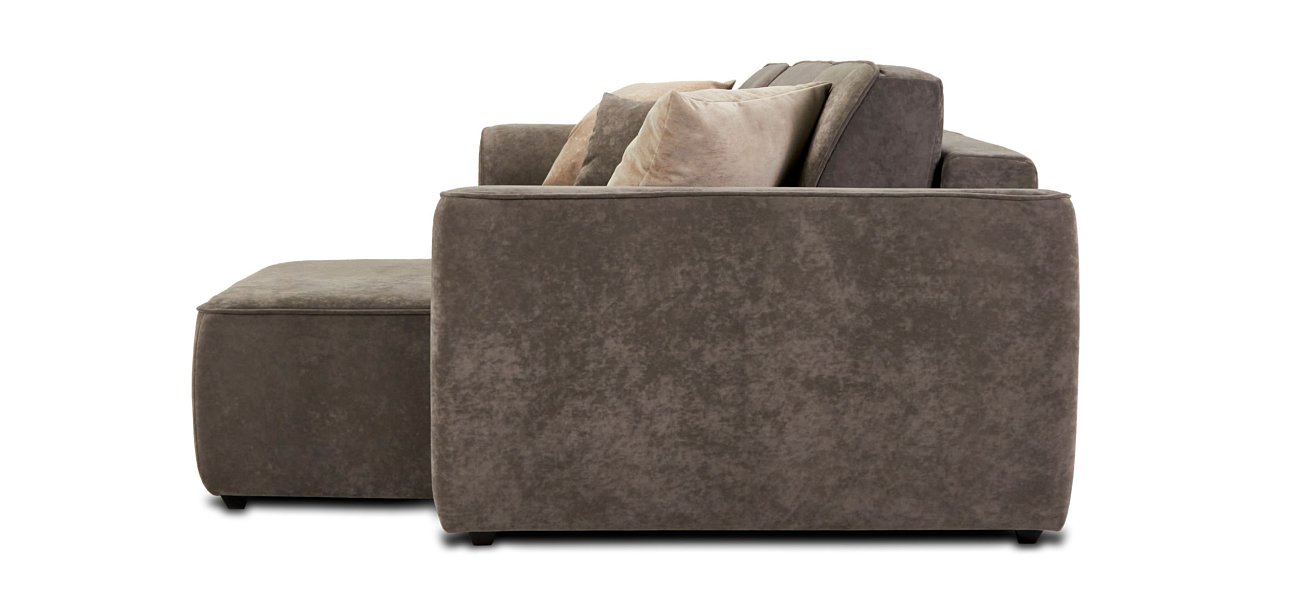 Угловой диван KING SE Велюр Роял тауп