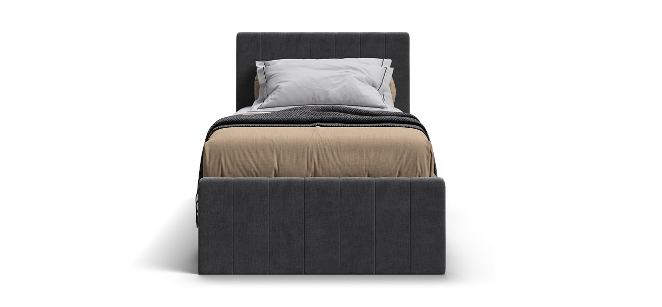 Кровать ЛОФТ Мини Орех Селект, MONOLIT Серый