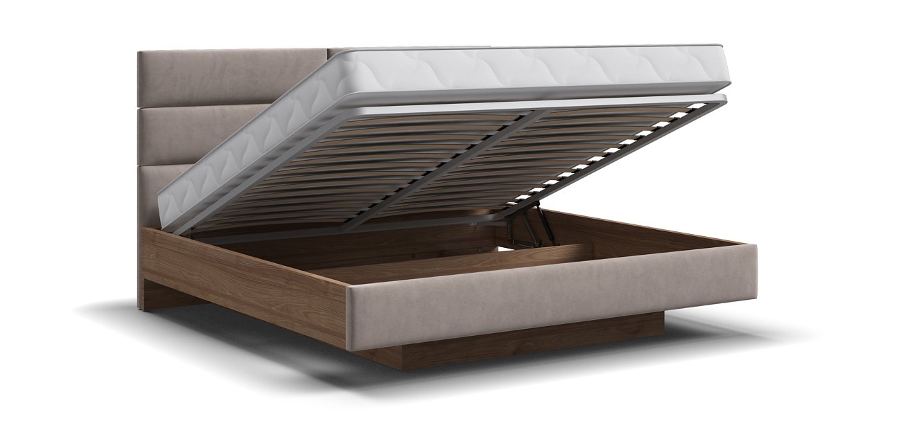 Кровать BOSS LOFT 160*200 Орех Селект, MONOLIT Латте