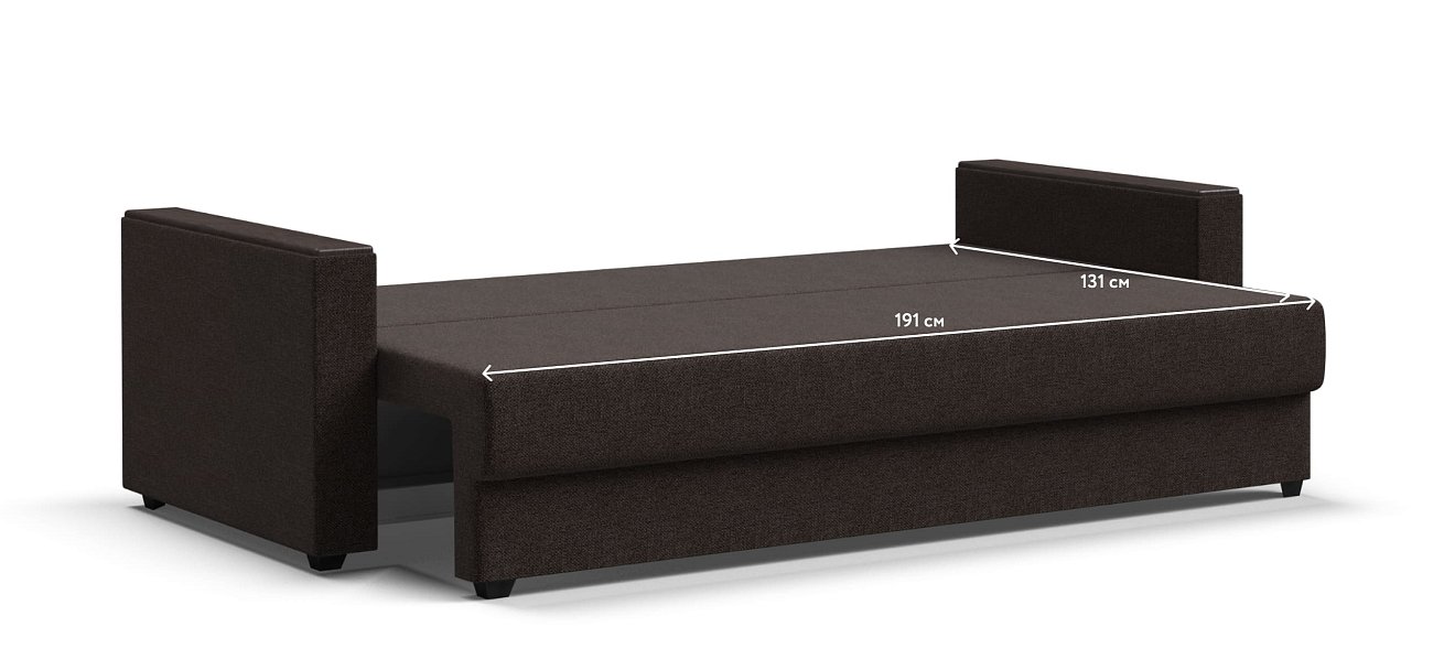 Диван Атланта 3 SE Malmo шоколад