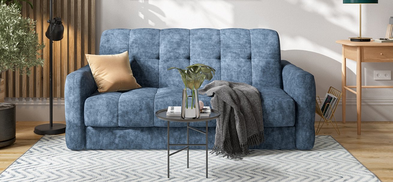 Диван BOSS Sleep 160 Велюр Royal топаз NEW