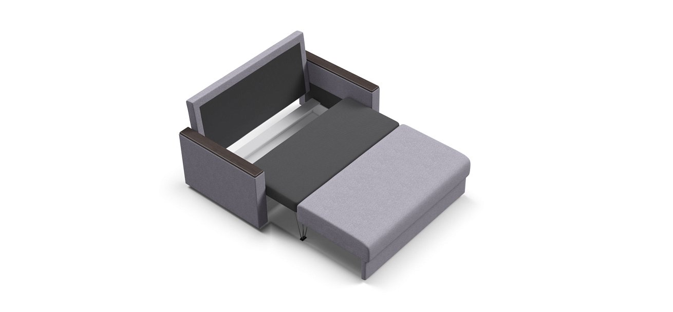 Диван Атланта-2 Лайт рогожка Malmo платина