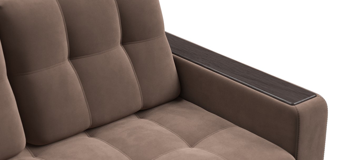 Диван BOSS Compact велюр Monolit мокко