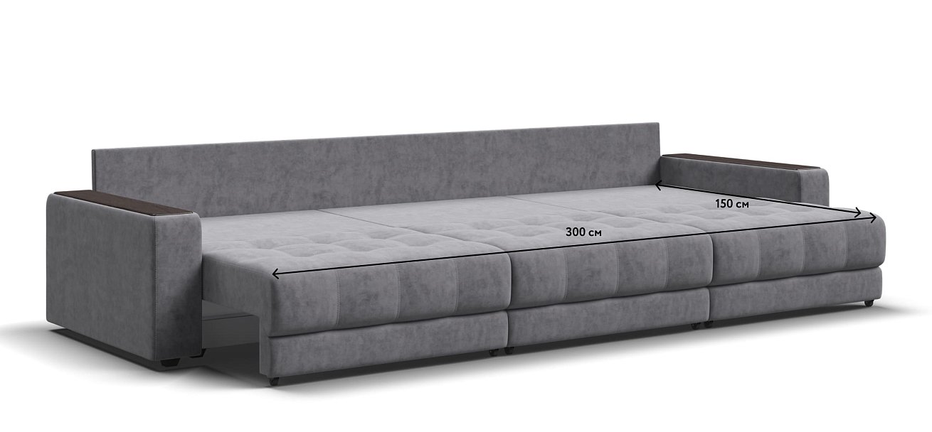 Диван BOSS GRAND Велюр Роял агат