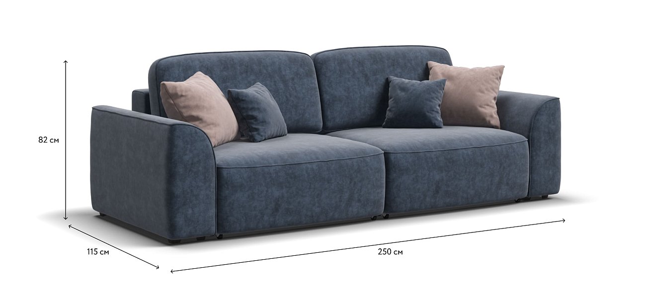 Диван KING SE Велюр Royal топаз NEW