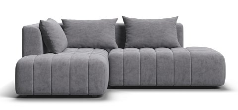 Босс Твин угловой диван левый Велюр Роял агат