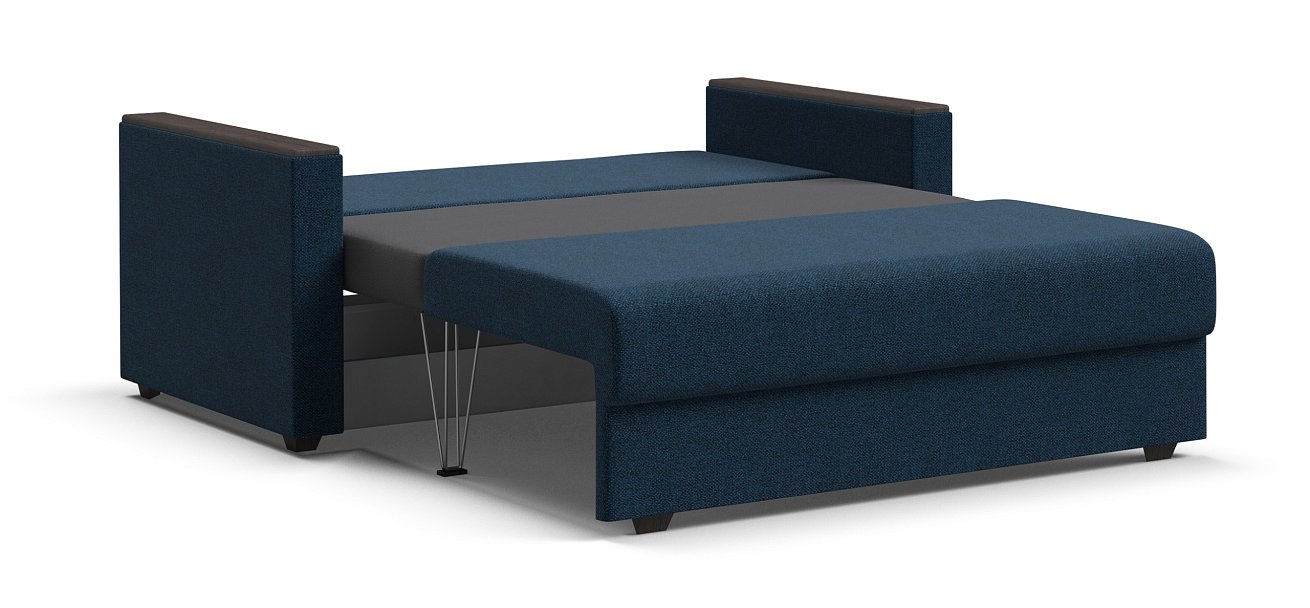 Диван Атланта-2 Лайт рогожка Malmo синий