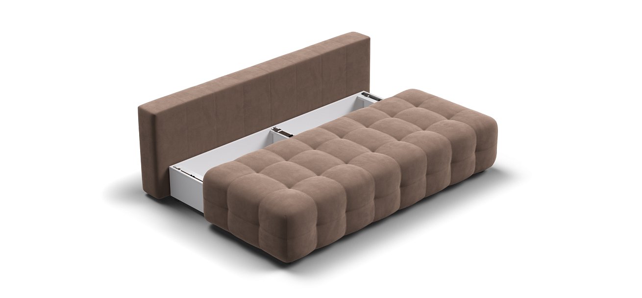 Диван BOSS 2.0 MINI велюр Monolit мокко