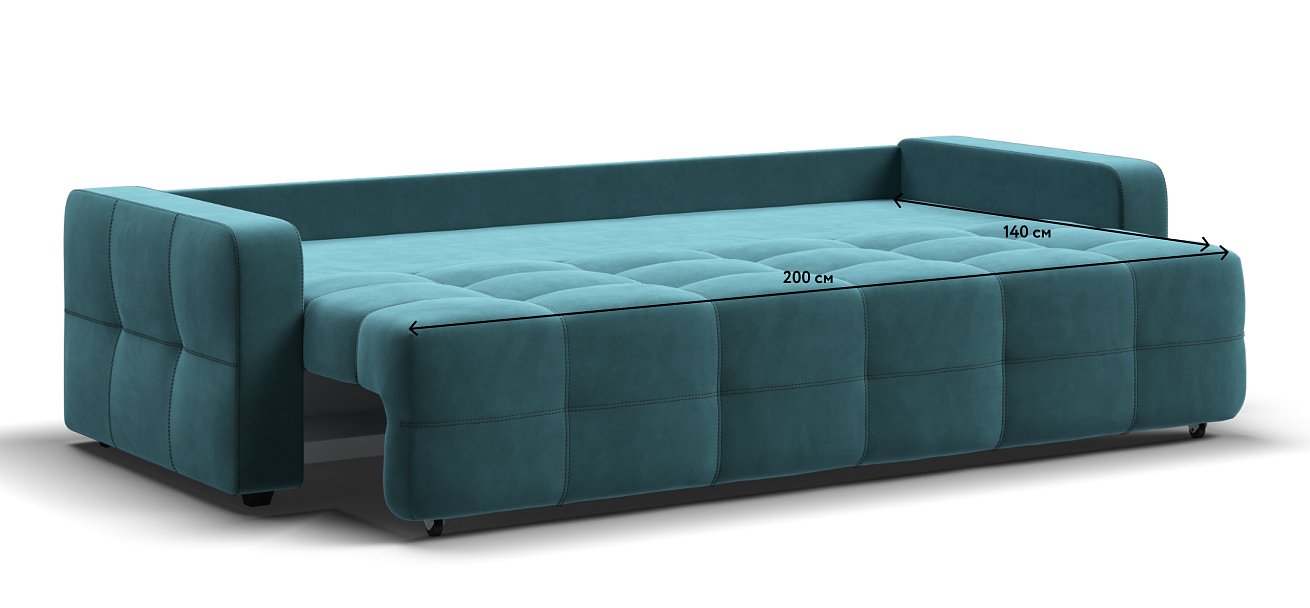 Диван Денди велюр Monolit зеленый