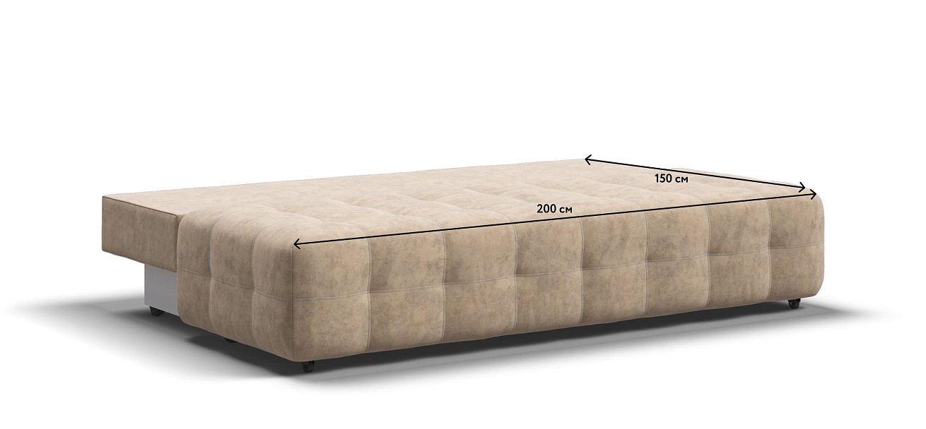 Диван BOSS 2.0 MINI Велюр Роял шампань