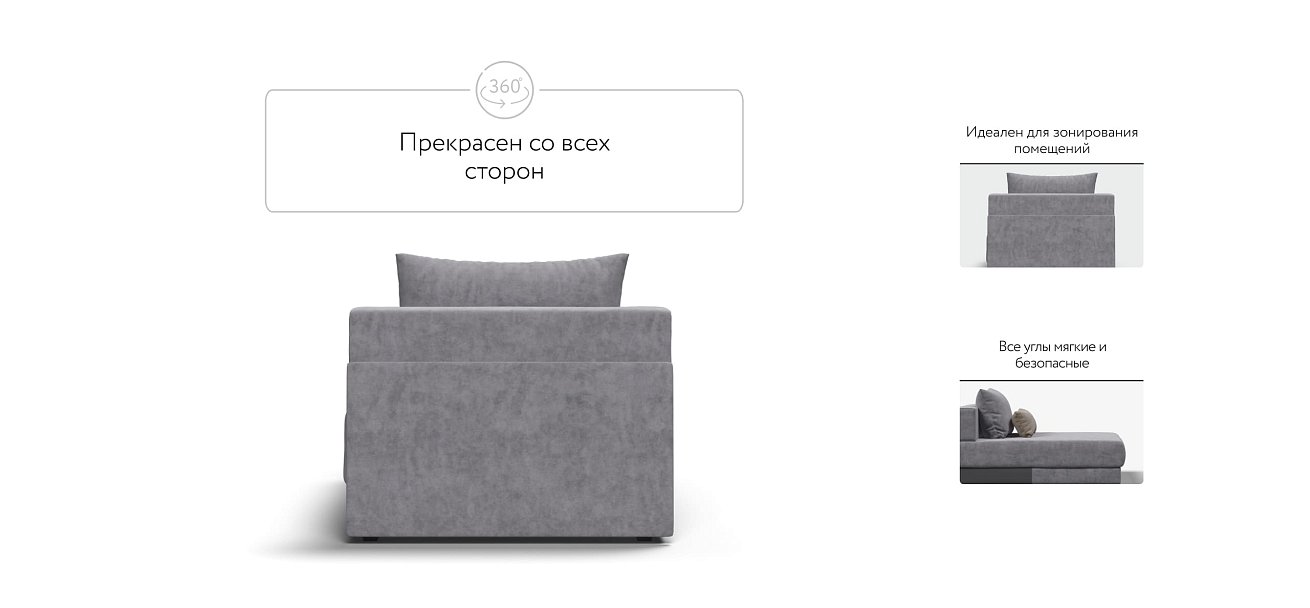 Оттоманка РИЧМОНД MODOOL Велюр Роял агат