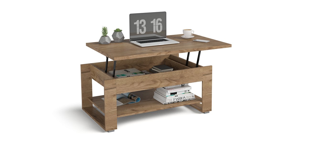 Журнальный стол LUX NEW Крафт табачный