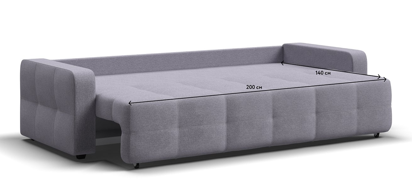 Диван Денди рогожка Malmo платина