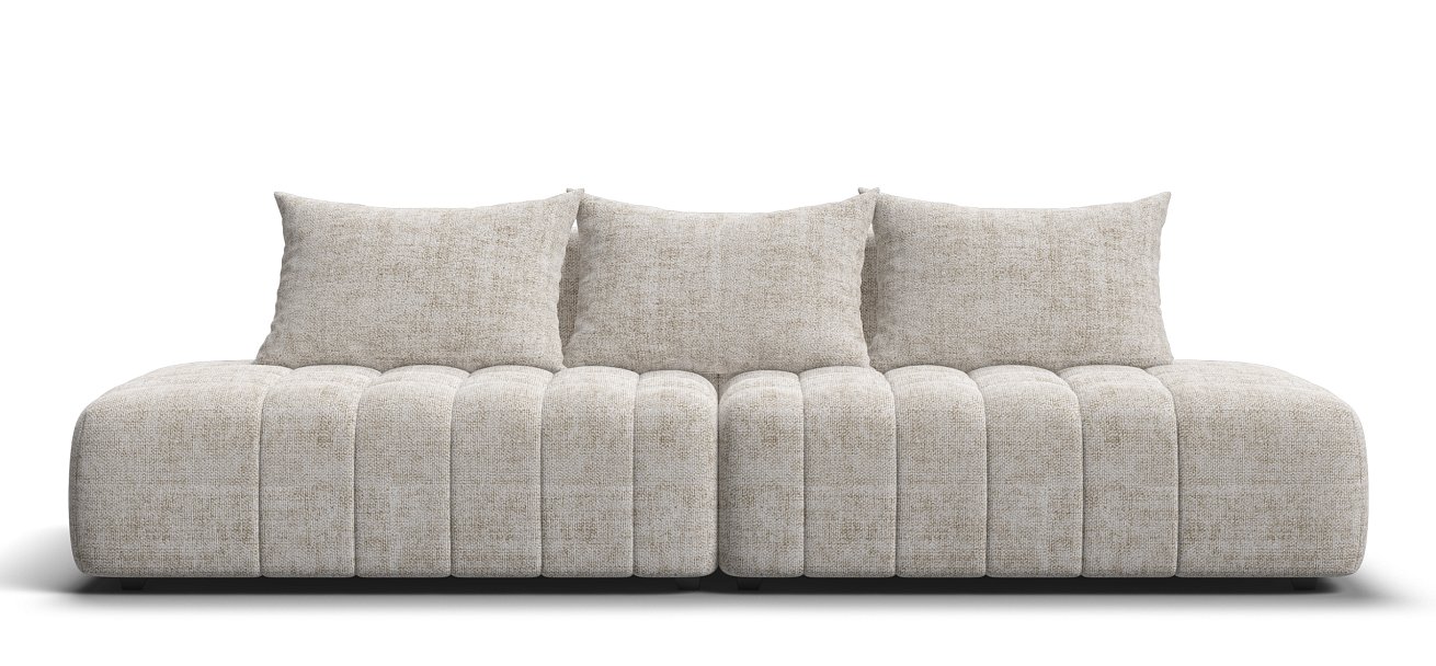 Диван Босс Твин прямой Шенилл IQ кварц