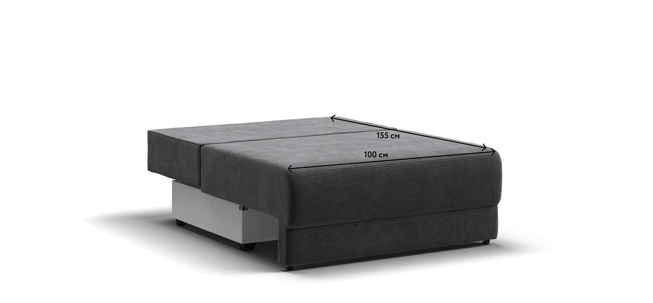 База сп.м РИЧМОНД MODOOL Вельвет CORD графит