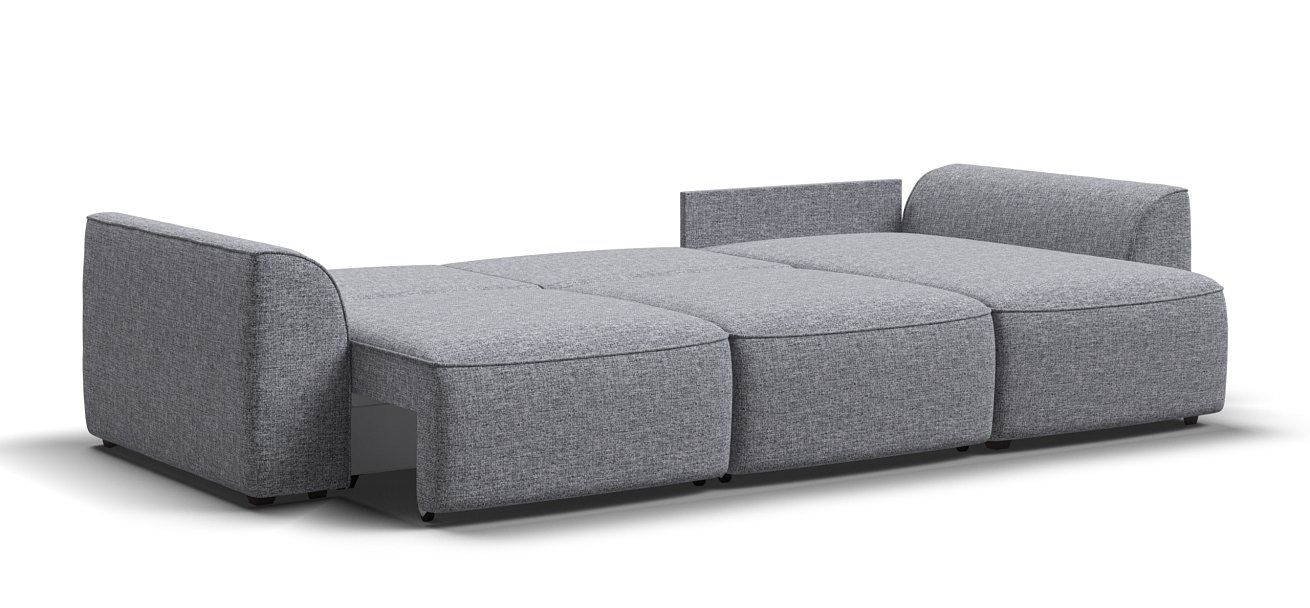 Угловой диван KING SE Рогожка Vento серый