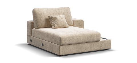 BOSS MODOOL SE оттоманка правая шенилл Gloss беж