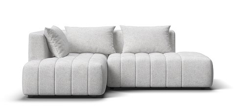 Босс Твин угловой диван левый Шенилл Клауд крем