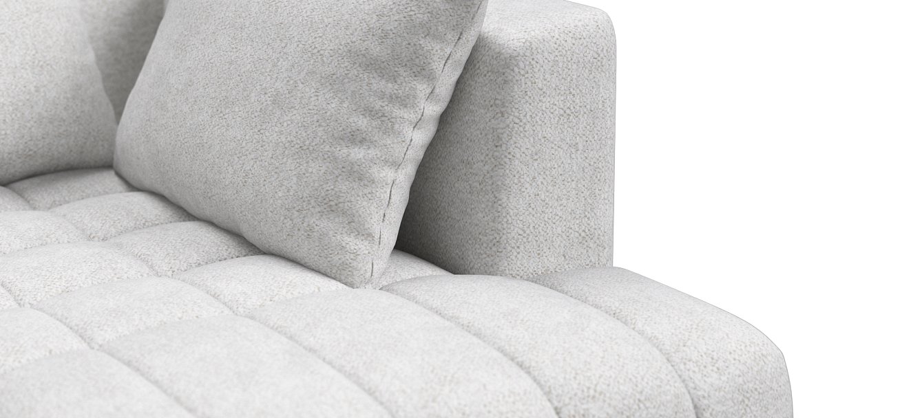 Диван прямой Босс Твин Шенилл CLOUD милк