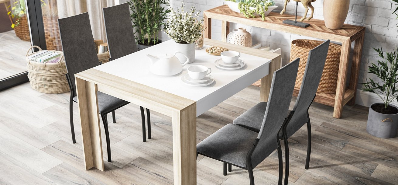 Стул АСТИ NEW 2 шт. велюр Monolit серый К., черный