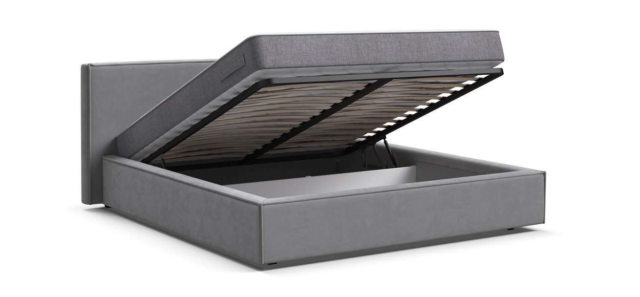 Кровать NORD Monolit сталь