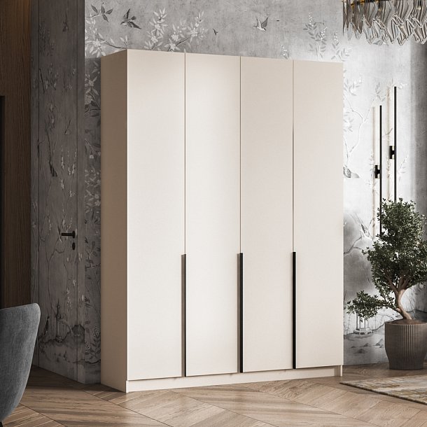 Рим 160 шкаф распашной 4Д Кашемир