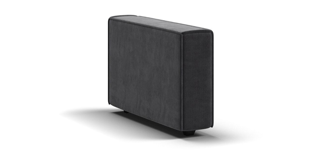 Подлокотники 2 шт. BOSS SOFT MODOOL Вельвет CORD графит