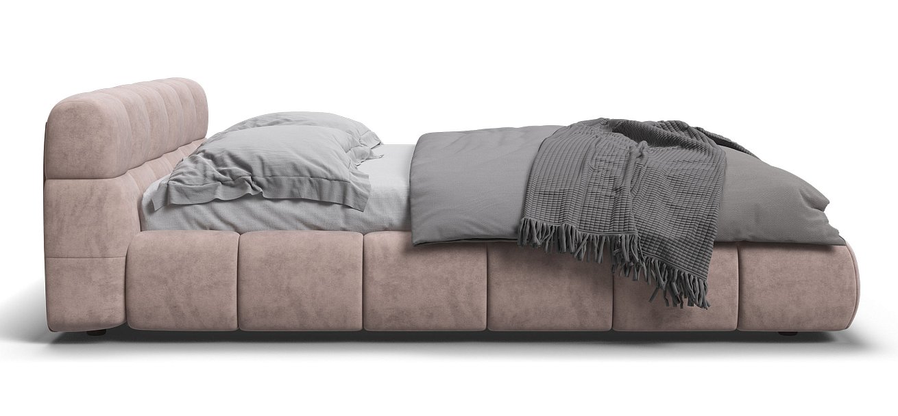 Кровать Босс Дрим 160*200 Про Велюр Royal пион NEW