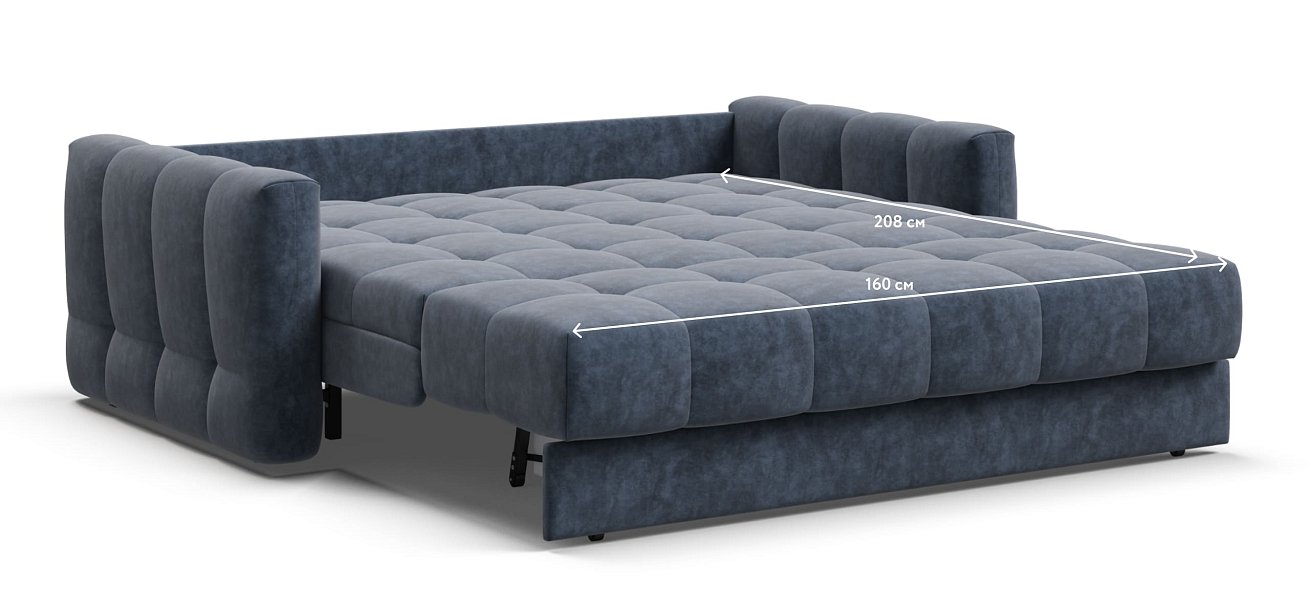 Диван BOSS Sleep 160 Велюр Royal топаз NEW