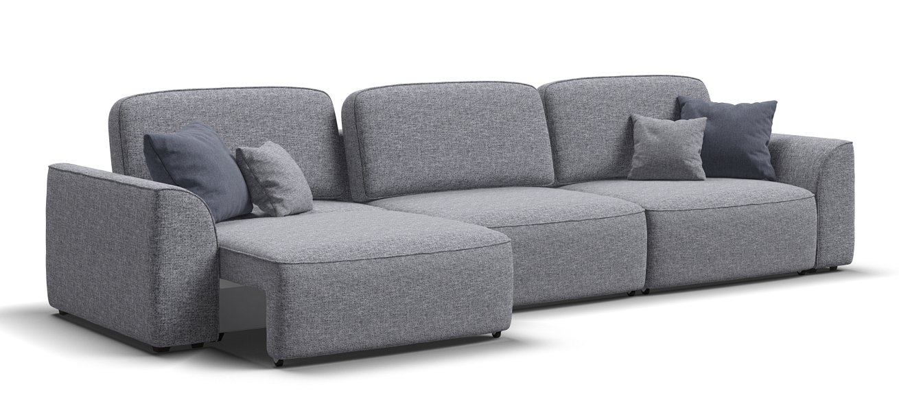 Диван KING MAX SE Рогожка Vento серый