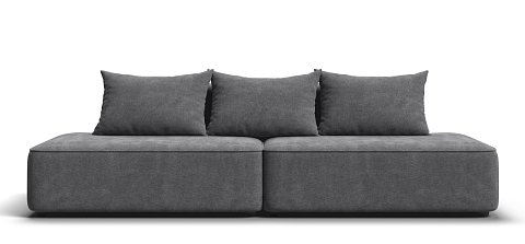 Диван KING TWIN Шенилл CLOUD графит