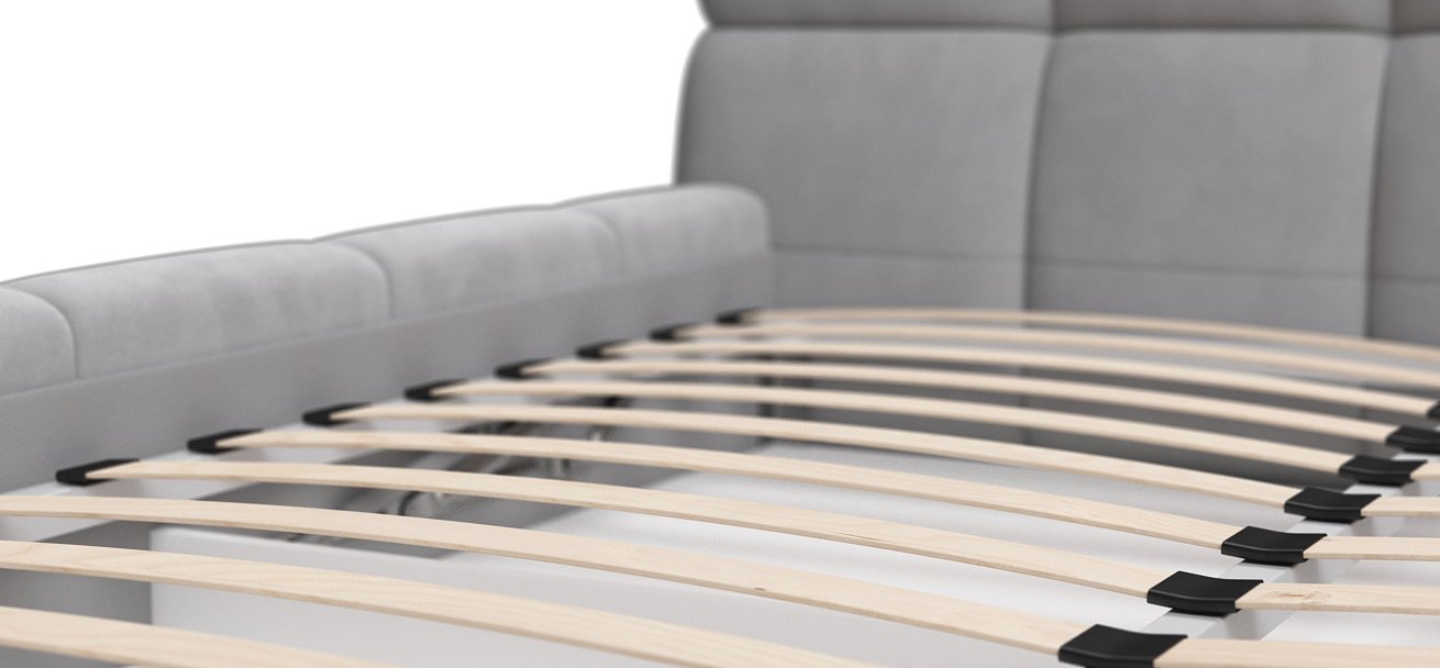 Кровать Босс Дрим 160*200 Про велюр Monolit сталь