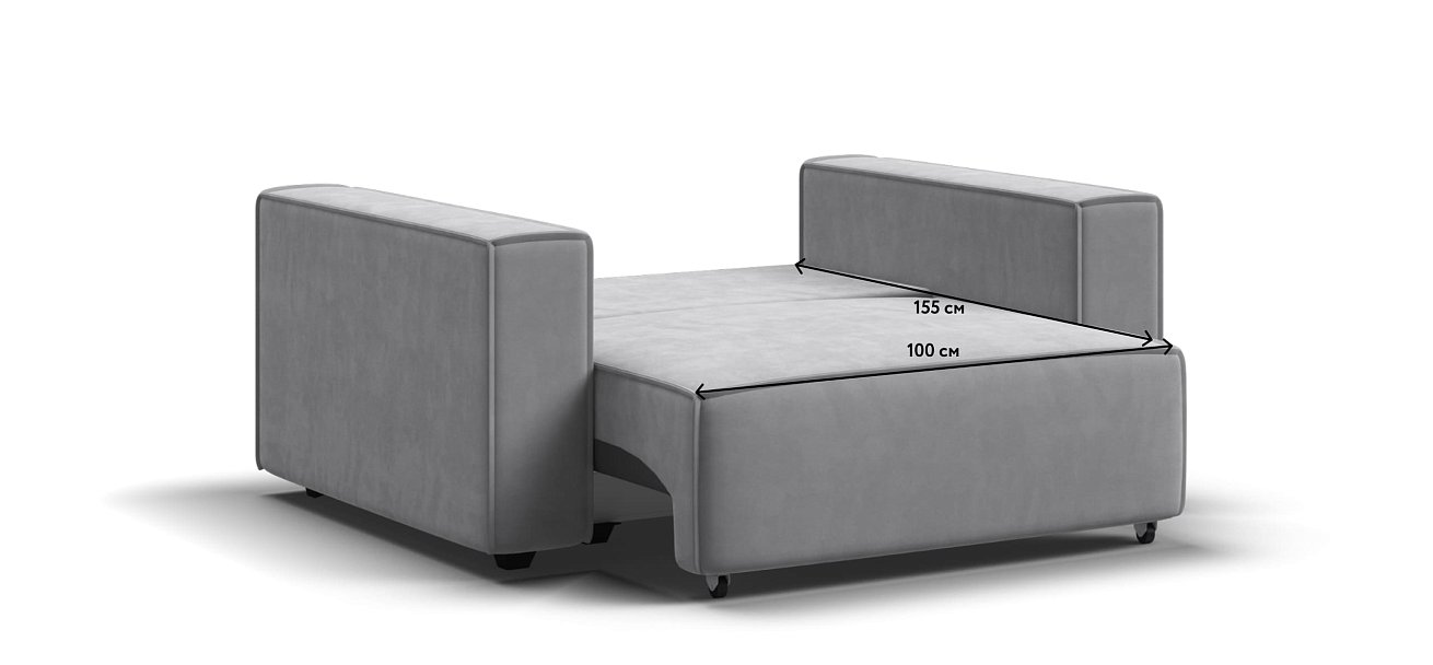 Кресло BOSS SOFT MODOOL велюр Monolit сталь