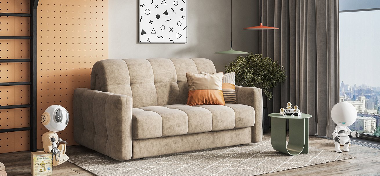 Босс Слип 140 диван Велюр Роял тауп