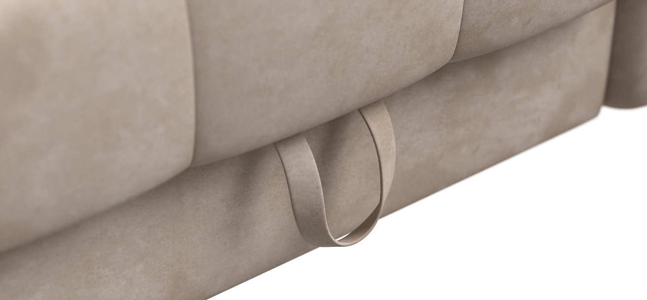 Босс Слип кресло-кровать Велюр Алькантара пепел