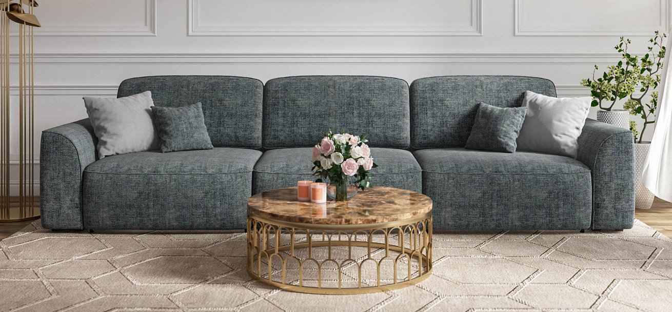 Диван KING MAX SE шенилл IQ серый