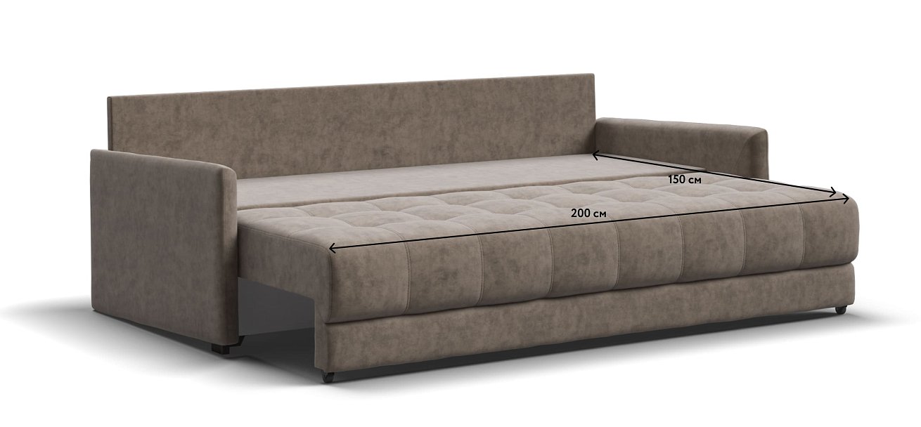 Диван BOSS 2.0 LOFT Велюр Роял тауп