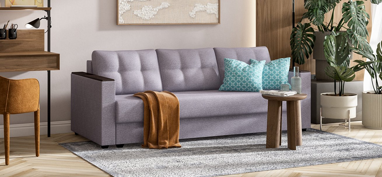 Диван Атланта 3 SE Malmo платина